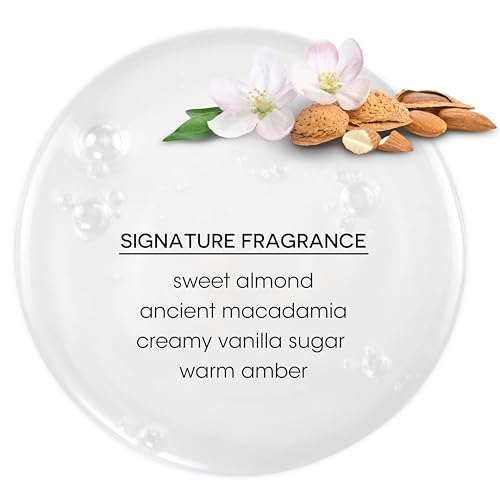 Bain de Terre Sweet Almond Oil Long & Healthy Shampoo, Strength & Protection for Weak, Damaged Hair, with Argan & Monoi Oils, Paraben-Free, Color-Safe, Vegan