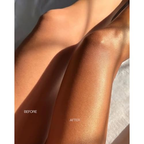 Hampton Sun Bronze-On Shimmer Body Luster | Instant Skin Perfecting Bronzing Gel?e | Smooth, Radiant Finish | Deeply Hydrating and Firming | Blurs Over Skin Imperfections | Micro-Fine Golden Shimmer