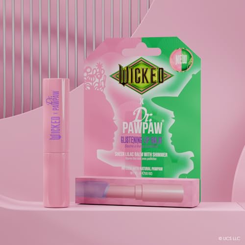 Dr. PawPaw Wicked Lip Balm - Glistening - Natural Balm with Aloe Vera - Gluten Free Lip Moisturizer to Nourish, Soften and Hydrate - 0.1 oz