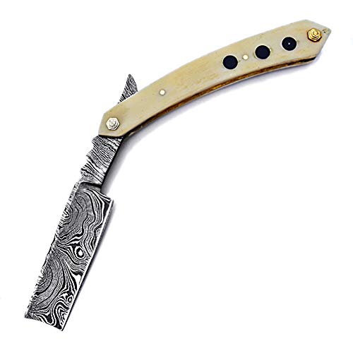 Double Edge Safety Razor: Premium Metal Single Blade Face Razor for Men & Women, Eco-Friendly Bamboo Handle & 10 Double Edge Blades - Light Brown
