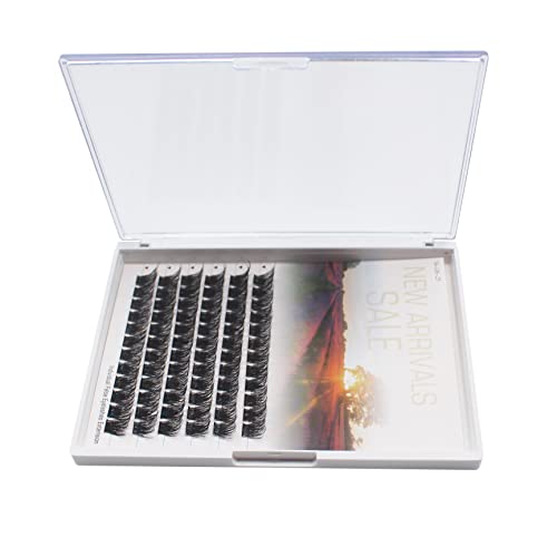 ¡æVayator False Eyelashes 8-20mm To Choose D Curl Extension Reusable Eyelashes Fluffy Wispy Lightweight Natural False Eyelashes Thick Individual grafting false lash (C#-12mm)