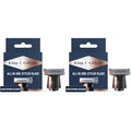 King C. Gillette All-in-One Styler Beard Trimmer Razor Refill with 4-Directional Metal Razor Blades, 1 Cartridge (Pack of 2)