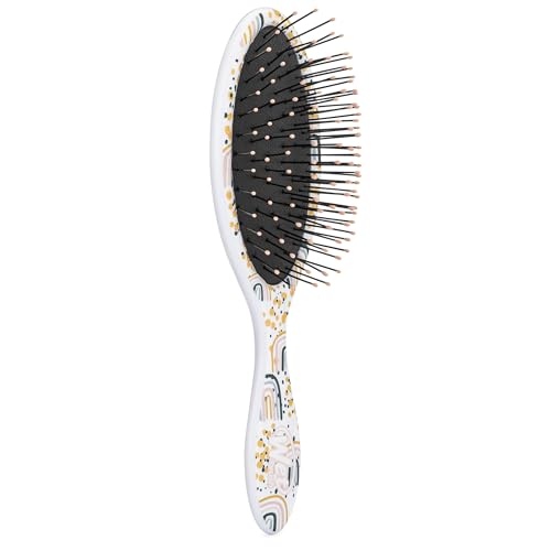 Wet Brush Kids Detangler Hair Brushes - Rainbows - Midi Detangling Brush With Ultra-Soft IntelliFlex Bristles Glide Through Tangles With Ease - Pain-Free Comb For All Hair Types