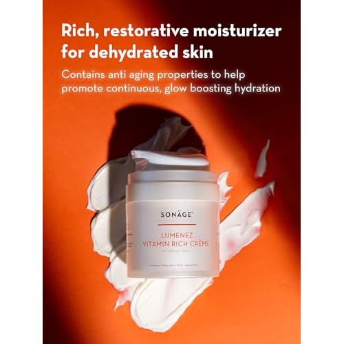 SONAGE Lumenez Vitamin Facial Cream: Daily Restorative Moisturizer with Vitamin C | Hydrating Cream for Dry Skin