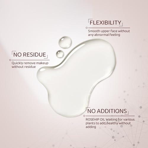 Natural Makeup Remover OLI,Makeup Remover OLI Mini and Gentle Cleansing Remover Oil for All Skin Types-Nourishing and Gentle,Individually Packaged -Travel-Friendly(Camellia & Rose 40 Pcs)