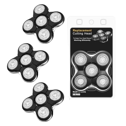 3pack Shaver Replacement Head Compatible with Remington Pro Peplacement Head for Model XR7000 Shaver,Replacement Blades Precision Electric Shaving for Bald Men