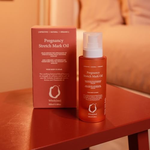 Natural Pregnancy Anti-Stretch Mark Oil - Body Care for Women & Postpartum - Prevents and Reduces Stretch Marks - Natural Formula - 100ml