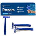 Disposable Razors for Men and Women - Case of 300 Shavers - 2 Blade Razors, Bulk - for Shaving, Tattoos, Hospitality, and More