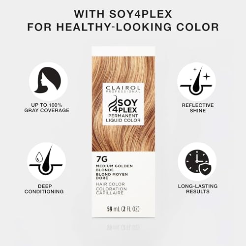 Clairol Professional Permanent Liquicolor for Light Blonde Hair Color with 100% Gray Coverage | Packaging May Vary