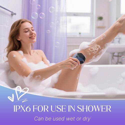 Electric Shavers for Women, Womens Electric Leg Shaver Cordless Painless Facial Hair Removal for Arms and Underarms Bikini Trimmer,Portable and Safe Wet and Dry Use Women Shaver
