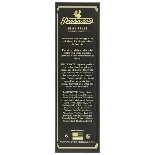 Prospectors Shave Cream 4 oz.