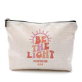 Christian Gifts for Women,Bible Verse Makeup Bag,Be The Light Cosmetic Bags With Zipper,Makeup Bag Gifts for Christian Women