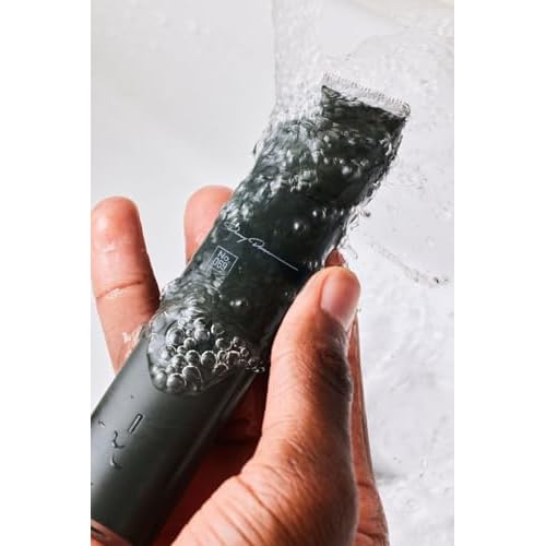 MARLOWE. No. 069 Hair Trimmer for Men, Signature Body Hair Trimmer, Lightweight, Waterproof Personal Groomer with Detachable Stainless Steel & Ceramic Blades, Rechargeable Battery