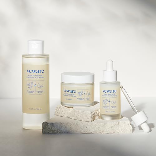 Vegan Honeysuckle Hyaluronic Acid 5 Ampoule - Hydrating & Soothing Facial Serum - Fragrance-Free, Alcohol-Free, 30ml