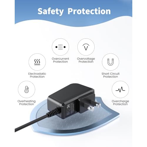 Superer 5V Charger Replacement for Wahl Trimmer Models 9864SS, SS2L, WSS3L, 9818A, 5616L, 3026018, 9898, 9899-100, 9899, 9864, 5708, 9895, 9886, 9886-600, 3024497 Lithium Ion Beard Trimmer Cord