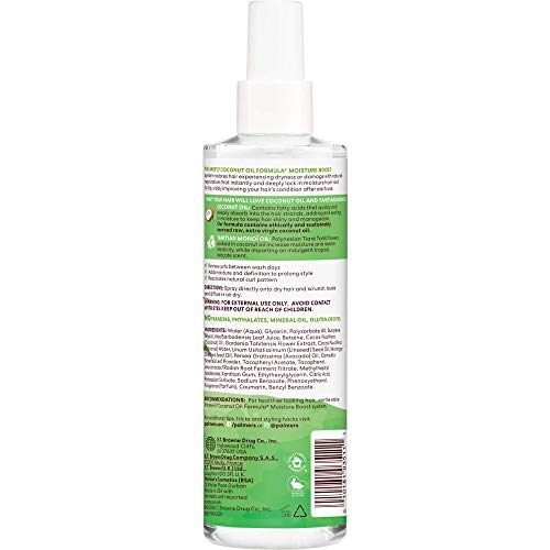 Palmer's Coconut Oil Formula Moisture Boost Curl Refresher Spray, 8.5 Ounce (Pack of 2)