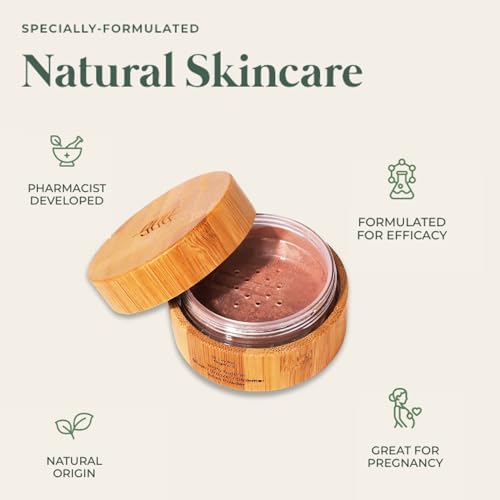 Dr. Lily Ros- All-Natural Blush, Bronzer & Shimmer ? Plant Based No Harsh Chemicals, No Parabens or Synthetic Fragrances 100% Natural Formula Safe for Sensitive Skin (Evening Beige)
