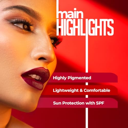 JUICE Cosmetics Matte Luxe Lipstick - Vitamin E Enriched, Smudge-Free With Bio Retinol, Moisturizing Lock Technology, Spf 15, Long-Lasting Alluring Nude - M11 2.5 ml Pack Of 1