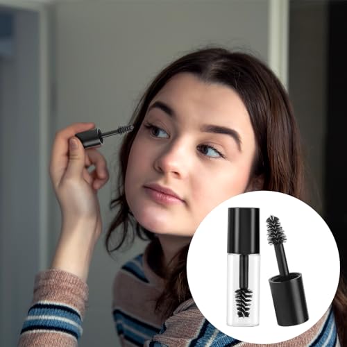 10 Pcs 3ml Empty Mascara Tube Wand Mini Eyelash Cream Container Bottle Eyelash Growth packing Tube container for Home and Travel