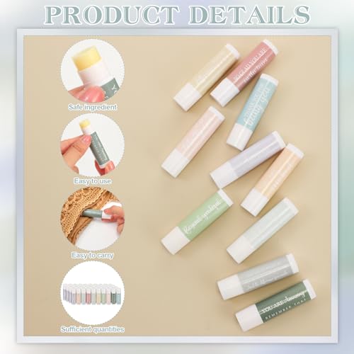 100 Sets Employee Appreciation Gifts Lip Balm Bulk Thank You Gifts for Women Coworkers Staff Teacher Nurse Volunteer Adult Valentine Baby Shower Bridal Wedding Favors for Guests