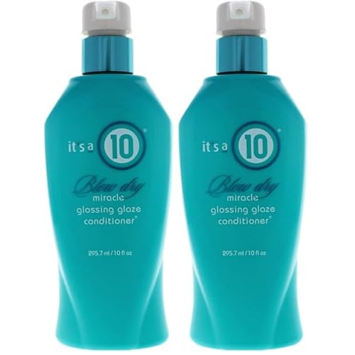 It's A 10 Blow Dry Miracle Glossing Glaze Conditioner, 10 Ounce (Pack of 2)