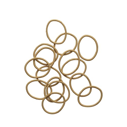 Goody Ouchless Hair Elastics ? No Pull, No Breakage, Tangle-Free Hold for Thick, Curly, Coily & Textured Hair ? 15 Count, Blonde, Long-Lasting Ponytail Holders for Women & Men