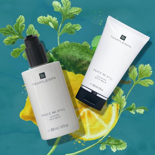 TEMPLESPA | Peace BE Still | Calming Daily Skin Lotion, All Skin Types. Soothing, Moisturizing and Softening Body Moisturiser. Natural Ingredients, Cruelty-Free, Vegan 10 fl.oz.