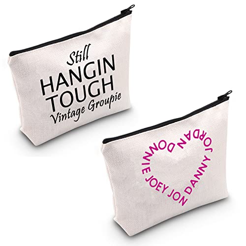 TSOTMO Music Lover Gift Concert Souvenir Gift Boy Band Group Gift Still Hangin Tough Vintage Groupie Inspired By Band Cosmetic Bag For Fans(Groupie)