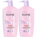 L'Oreal Paris Elvive Glycolic + Gloss Shine Boosting Shampoo and Conditioner Set, Cleanses and Smooths Dull, Porous Hair Into High-Shine, Glossy Hair, 1 Kit