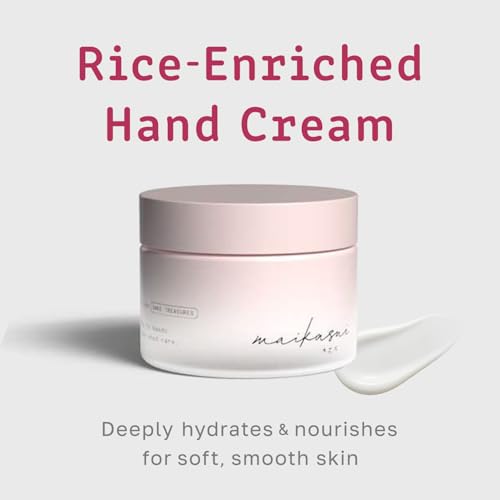ìíÜâàü (Nihonsakari), Maikasui Rice-Enriched Hand Cream, Moisturizing, Vegan, Non-Greasy, Rice Ferment, Natural Ceramide, Sensitive, Dry Skin, 1.35 fl oz (40ml), Made in Japan