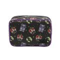 Impressions Vanity Villains Villaness Makeup Pouch Pouch for purse With Silver Hardware, Polyester Lined Interior Travel Makeup Bag Organizer with Inner Slip Pocket and Villains Villaness Artwork