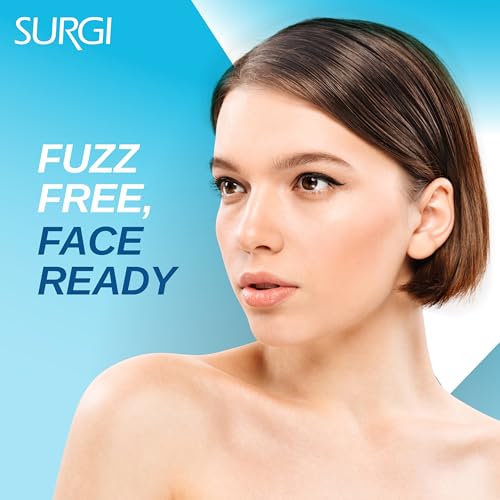 Surgiwax Facial Wax Strips - Mess-Free Facial Hair Removal for Women, Face Wax Strips, At-Home Waxing Kit, Assorted Sizes