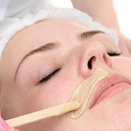 500 Pieces Wooden Wax Sticks Waxing Spatula Applicators Wood Craft Sticks for Body Eyebrow Legs Face Hair Removal (Small and Large)