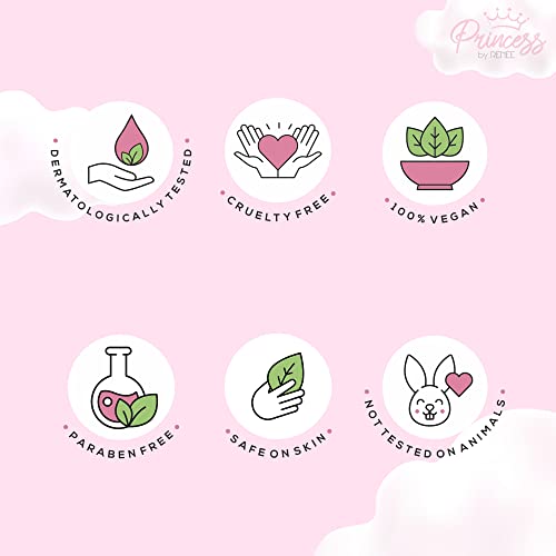RENEE Princess Snowball Lip Balm, Pink, 0.10 oz, Shea Butter and Vitamin E Enriched