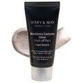 Mary&May Vegan Blackberry Complex Glow Wash Off Mask - Blackhead Care, Pore Clearing, Anti Aging Clay Mask - Bright and Glow Skin - Korean Skincare, 1.01oz.