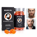 Mens Beard Oil Capsules,Natural Beard Oil for Men,Naturally Ingredients with Argan Oil,Grapeseed Oil,Jojoba Oil and Vitamin E for Softening and Moisturizing Beard (Cedarwood)