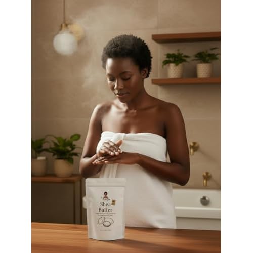 Organic Raw Shea Butter Intensive Moisturizer | 100% Pure,Natural & Unrefined Multi-Purpose Body & Face Butter for Dry Skin, Hair & Lips, 3.53 oz.