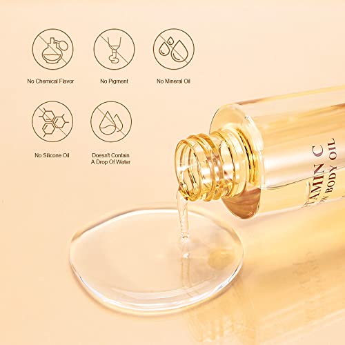 Neutriherbs Body Rosehip Oil for Dry Skin, Moisturizer/Hydrating/Glow/Brightening/Body Massage rosehip seed Oil for All Skin Types 115 ml / 3.88 oz