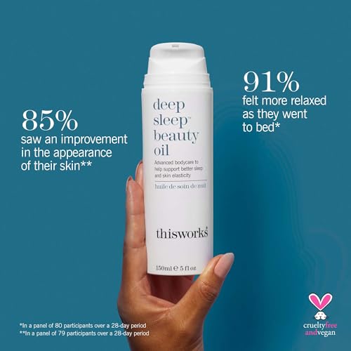 THISWORKS Deep Sleep Beauty Oil ? Clinically Proven Nighttime Treatment with Bakuchiol & Botanical Oils, Improves Skin Elasticity & Barrier Function, 5 Fl Oz