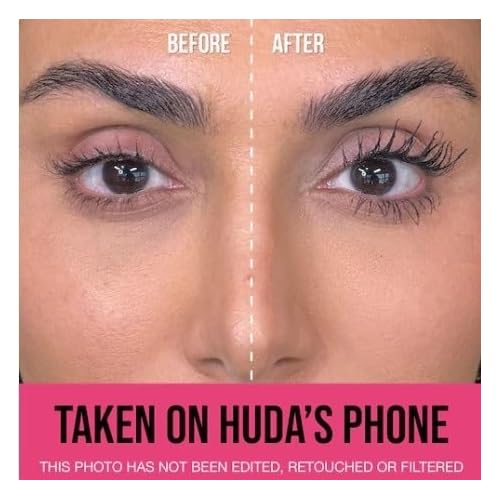 HUDA 1 Coat WOW! Extra Volumizing and Lifting Mascara - Very Vanta - .33 fl oz. / 10 mL