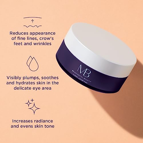Meaningful Beauty Revive And Brighten Eye Mask, Hydrating Under Eye Patches with Melon Super Antioxidants and Hyaluronic Acid, Anti Aging Skin Care For All Skin Types, 60 Count