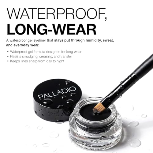 Palladio Liner Obsessed Waterproof Gel Eyeliner, Black