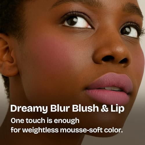 MILKTOUCH dearthing Blurry Effect Smooth Touch Pot - Lip and Blush, Soft Airy Matte Finish, Vivrant Color | Stocking Stuffers for Women (01 Soft Baby, 0.16 Fl Oz)