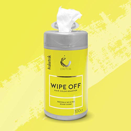 Colortrak Hair Color Remover Wipes Dispenser and Repelle Professional Hair Color Shield - Protect and Remove Hair Stains with this Combo Kit