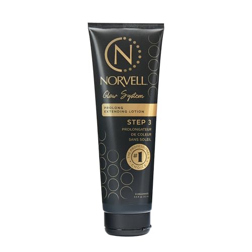 Norvell Prolong Self Tanner Color Extender Moisturizing Lotion 8.5 fl oz ? Hydrating Sunless Tanning Enhancer for Longer Lasting Color, Even Fade, Smooth & Natural-Looking Fake Tan