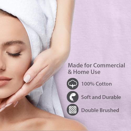 ForPro Premium Flannel 3-Piece Massage Sheet Set, English Rose, for Massage Tables, Includes Flat Sheet, Fitted Sheet and Fitted Face Rest Cover