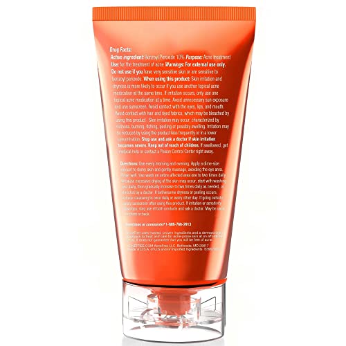 AcneFree Severe Acne 10% Benzoyl Peroxide Foaming Cleansing Wash,5 Ounce,(Pack of 2)