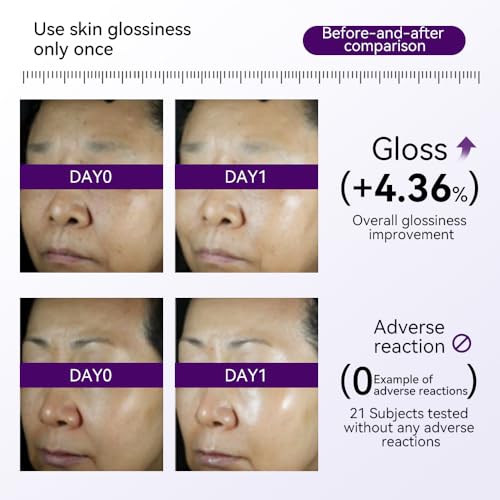 HKY 6D Recombinant Collagen Peel-Off Mask [10 Stick Packs] - Overnight Firming & Glass Skin with Sturgeon Caviar & Crithmum Stem Cells - Portable Travel Size
