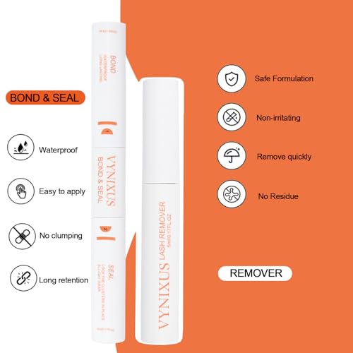 Lash Clusters Kit Wispy Eyelash Clusters DIY Lash Extension Kit with Lash Bond and Seal Waterproof Lash Glue Remover Tweezers Brush Cluster Eyelash Extensions Kit (Magic-0.07D-Mix8-16)