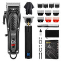 HIENA PRO Professional Hair Clippers Set for Men,Cordless Rechargeable Clippers Set and Trimmers Kit, Haircut Clipper Set for Barbers with LED Display, Gifts for Men